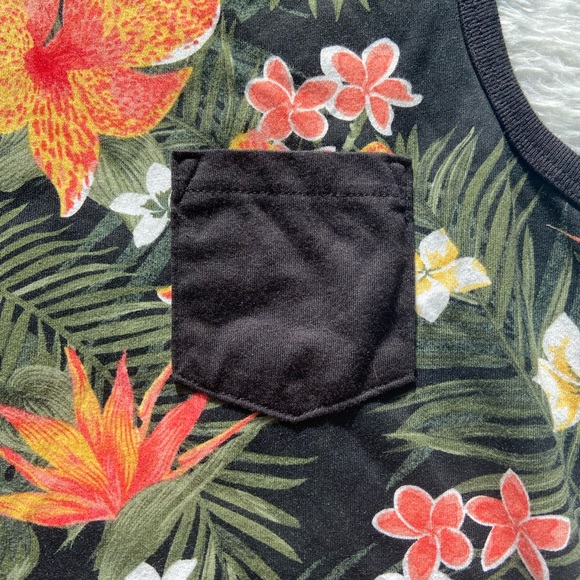 Boys Floral Tropical Tank Top - Picture 3 of 4